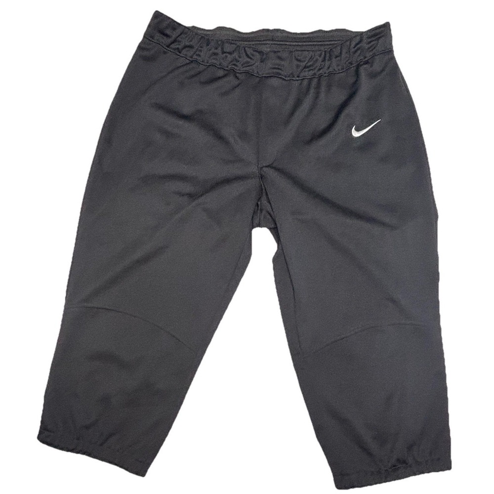 Nike Legend 2.0 Womens Training Capri Pants L Black Dri-FIT 398217-010